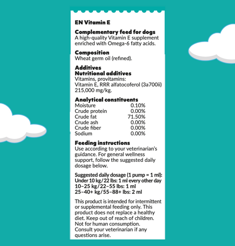 Bellylabs Vitamin E 100ml for dogs